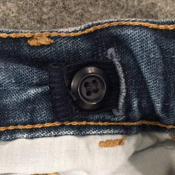 Old Navy Boys 5 Shorts Blue Carpenter Loop Denim Adjustable 100% Cotton Utility - Picture 5 of 11